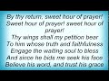 Iris Dement - Sweet Hour Of Prayer Lyrics