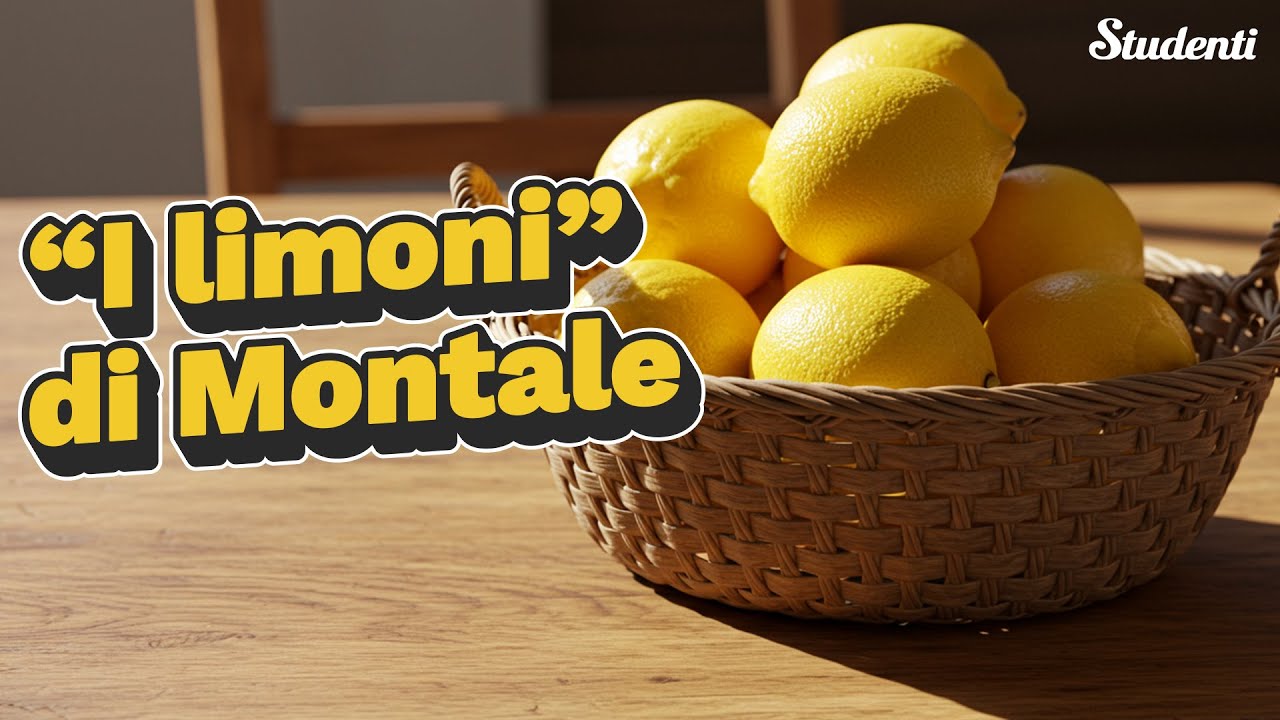 I Limoni di Eugenio Montale: analisi e significato