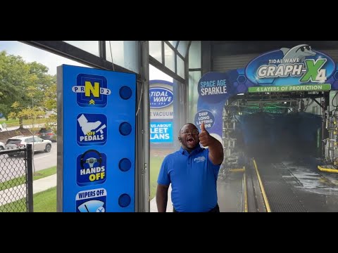 Your First Time at a Car Wash? See How Easy It Is at Tidal Wave Auto Spa 🌊