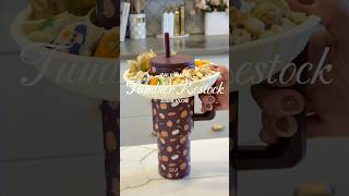 Restocking my tumbler for a crisp fall walk 🍂 #asmrrestock #stanleytumbler #fall2025