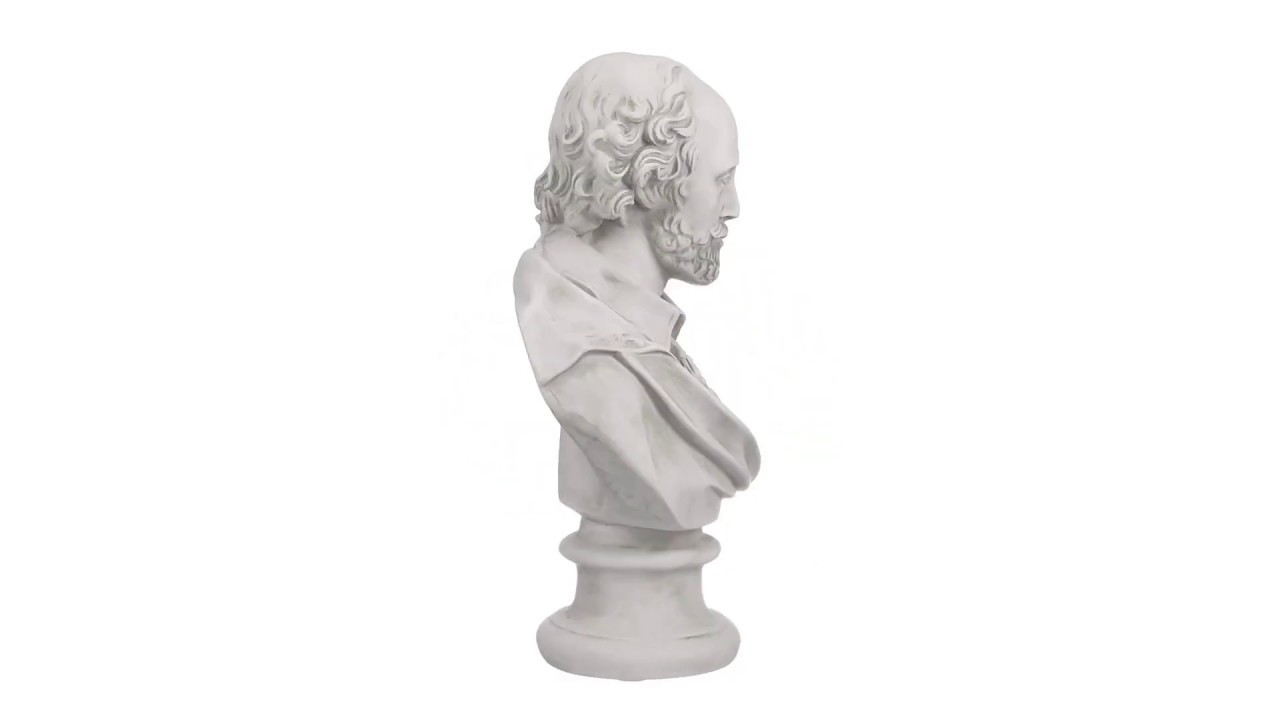 William Shakespeare Sculptural Bust: Large Video