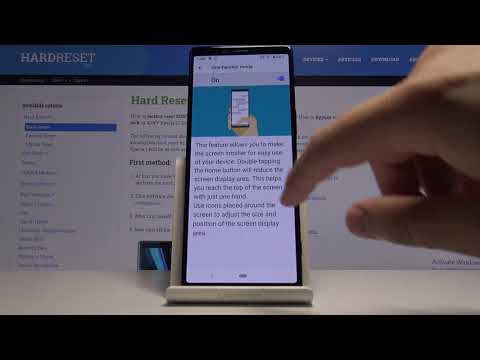 How to Activate One Handed Mode in SONY Xperia 1 –Make Screen Smaller