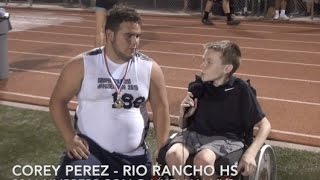 Corey Perez named O-Line MVP at NMPreps.com Elite Combine