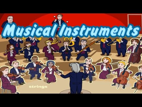 Musical Instruments of the Orchestra, Learn Sounds, Interesting & Educational Videos for Kids
