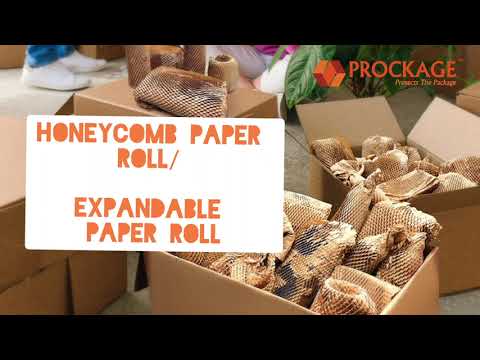 Brown honeycomb paper bubble wrap, packaging type: roll, 120
