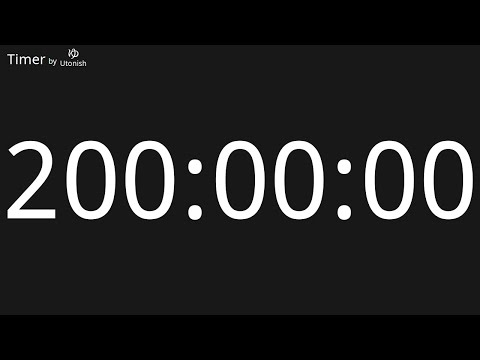 200 Hour Countup Timer