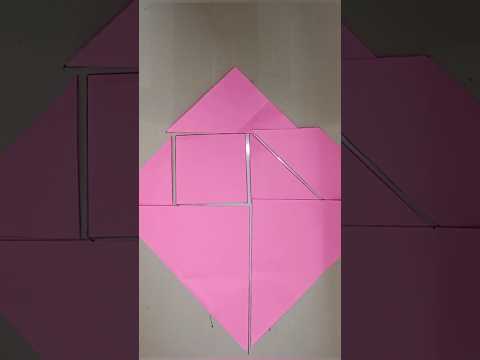 How to make 7 pieces of tangram shapes|Tangram Activity #tangram #art #shorts  #craft #tangrampuzzle