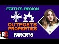 All CULT OUTPOSTS PROPERTIES In Faith S Region Far Cry 5 Map Locations Outposts Shrines