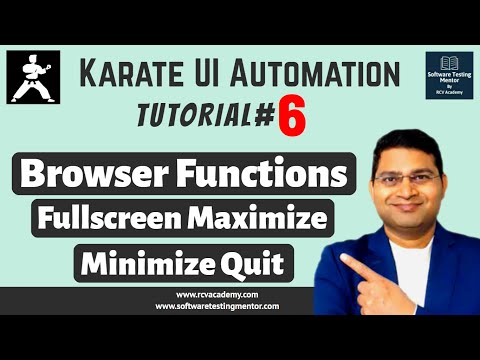 Karate UI Automation Tutorial 1 Introduction to Karate Tool Setup