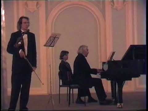 Brahms violin sonata 1 performed by Aleksey Lundin, violin and Mikhail Olenev, piano