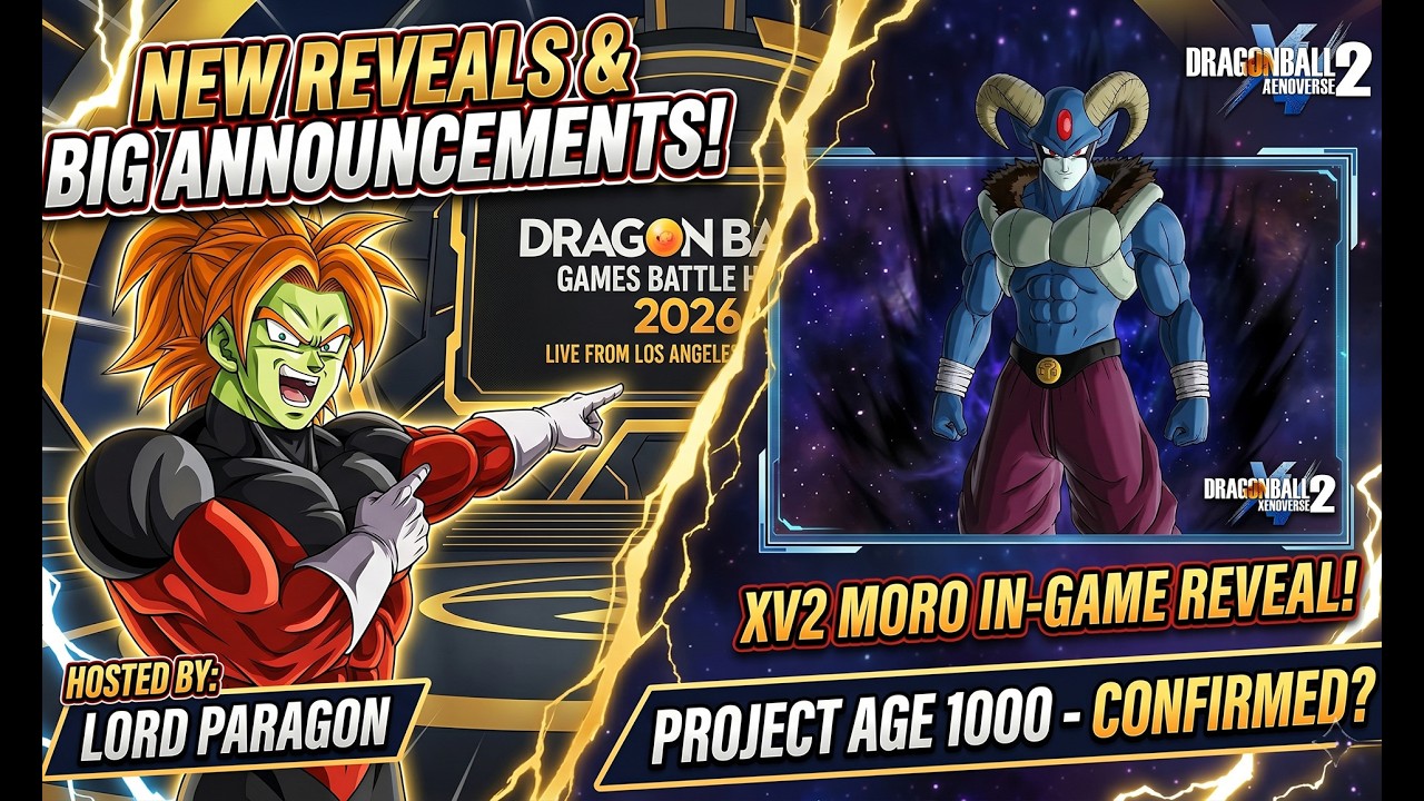DRAGON BALL GAMES BATTLE HOUR 2026 LIVE: Day 2 Reveals, Sparking Zero & Project Age 1000 News