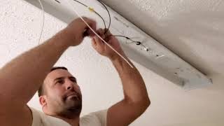 Como convertir lampara florecente de 4ft a LED