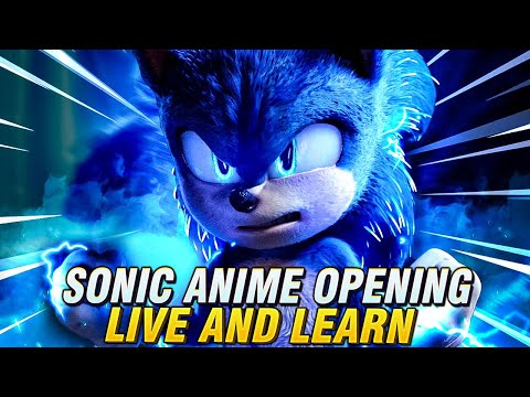 I gave the new Sonic movie anime opening music