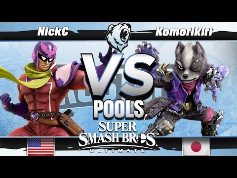NickC (Captain Falcon) vs. komorikiri (Wolf) - Ultimate Pools - Frostbite 2019
