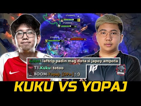 T1.KUKU VS BOOM.YOPAJ CARRY - WRAITH KING OFFLANE VS FACELESS VOID DOTA 2