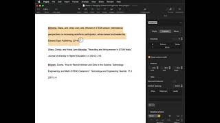 How to make Hanging Indents on Pages for Mac (MLA and APA citations)