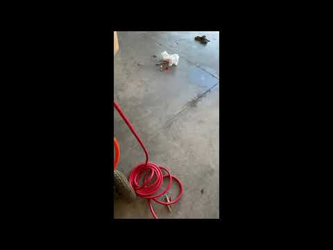 MAC5200 compressor test with hvlp gun