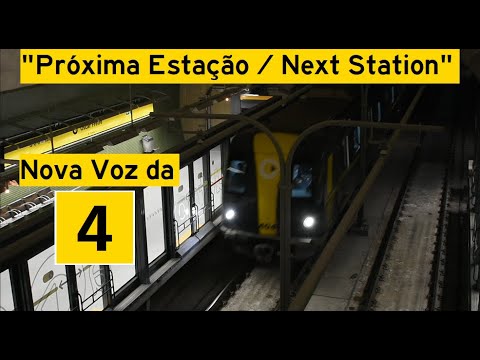 [1097] ViaQuatro - Novos Avisos Sonoros da L4 - Amarela