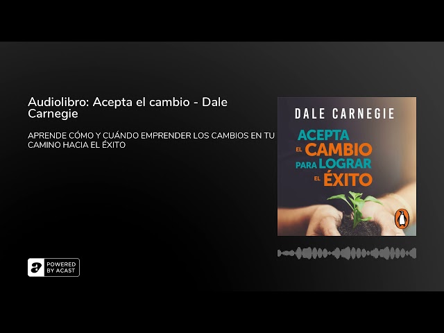 Vídeo relacionado con Acepta el cambio para lograr el éxito: El libro que te ayudará a dar los primeros pasos para alcanzar todos tus objetivos (Clave)