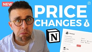  - NOTION introduces new plans & pricing