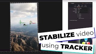 How to use TRACKER to STABILIZE video in Fusion. DaVinci Resolve