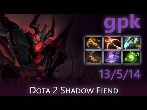 "gpk" 13/5/14 | Dota 2 Shadow Fiend highlights