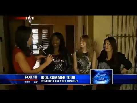 Kree Harrison, Candice Glover and Angie Miller on Fox 10 Arizona