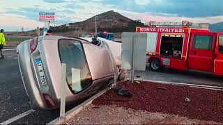 Seydişehir'deki trafik kazasında 4 kişi yaralandı