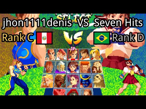 Street Fighter Alpha 2 (960430 USA): (PE) jhon1111denis vs (BR) Seven Hits - 2021-05-21 00:50:19