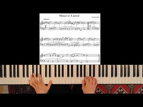 Minuet in A Minor - Krieger - Tutorial