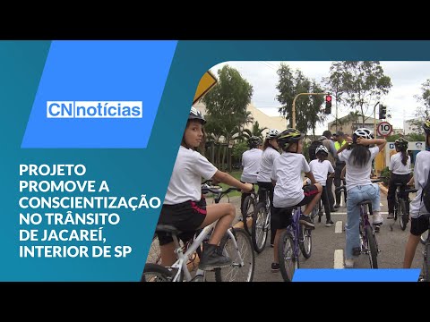 Projeto promove a conscientização no trânsito de Jacareí, interior de SP