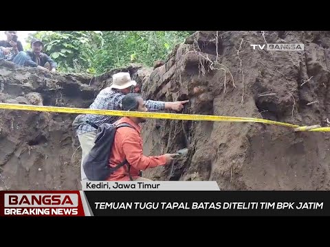 Tim BPK Wilayah XI Teliti Tugu Tapal Batas di Kediri, Diduga dari Abad ke-13 