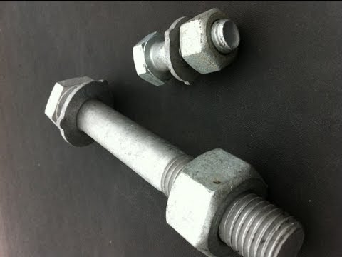Structural assemblies hi-tensile bolts metric galvanized