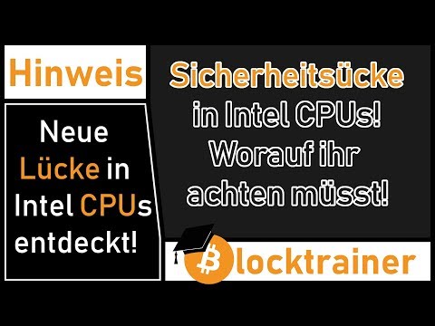 Neue Sicherheitslücke in Intel CPUs! Worauf müsst ihr achten?