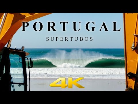 🔵4k (ASMR) Waves of the World/Surfing Portugal/Supertubos - Relaxing Music🌊