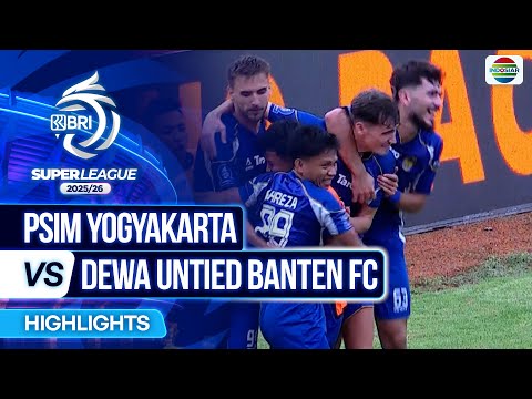 PSIM YOGYAKARTA VS Dewa United Banten FC - Highlights | BRI Super League 2025/26
