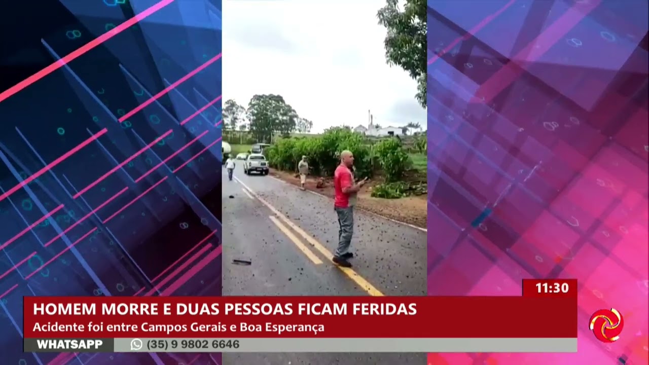 Acidente mata um homem e deixa mulheres feridas em Campos Gerais