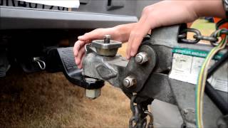 How to take off trailer from car or truck (UHaul trailer)