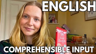Improve English Naturally while baking | Comprehensible Input |