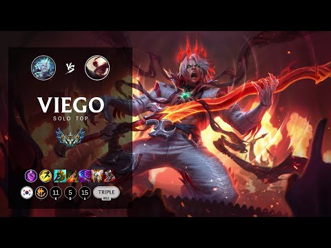Viego Top vs Lee Sin - KR Challenger Patch 12.13