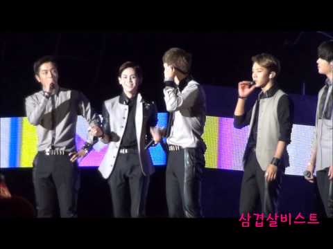 130914 인천 스카이 페스티벌 음악중심* 비스트 토크토크