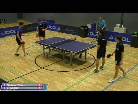 1. Bundesliga Herren unteres PlayOff  SU Kufstein 1 vs TTC Raiffeisen Kuchl 1