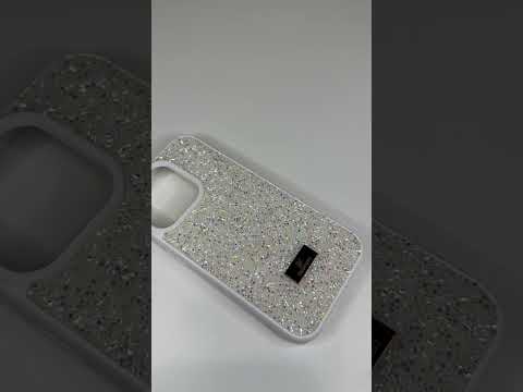 Чехол Swarovski Case iPhone 12 Pro (White) - фото 1 - id-p2482117953