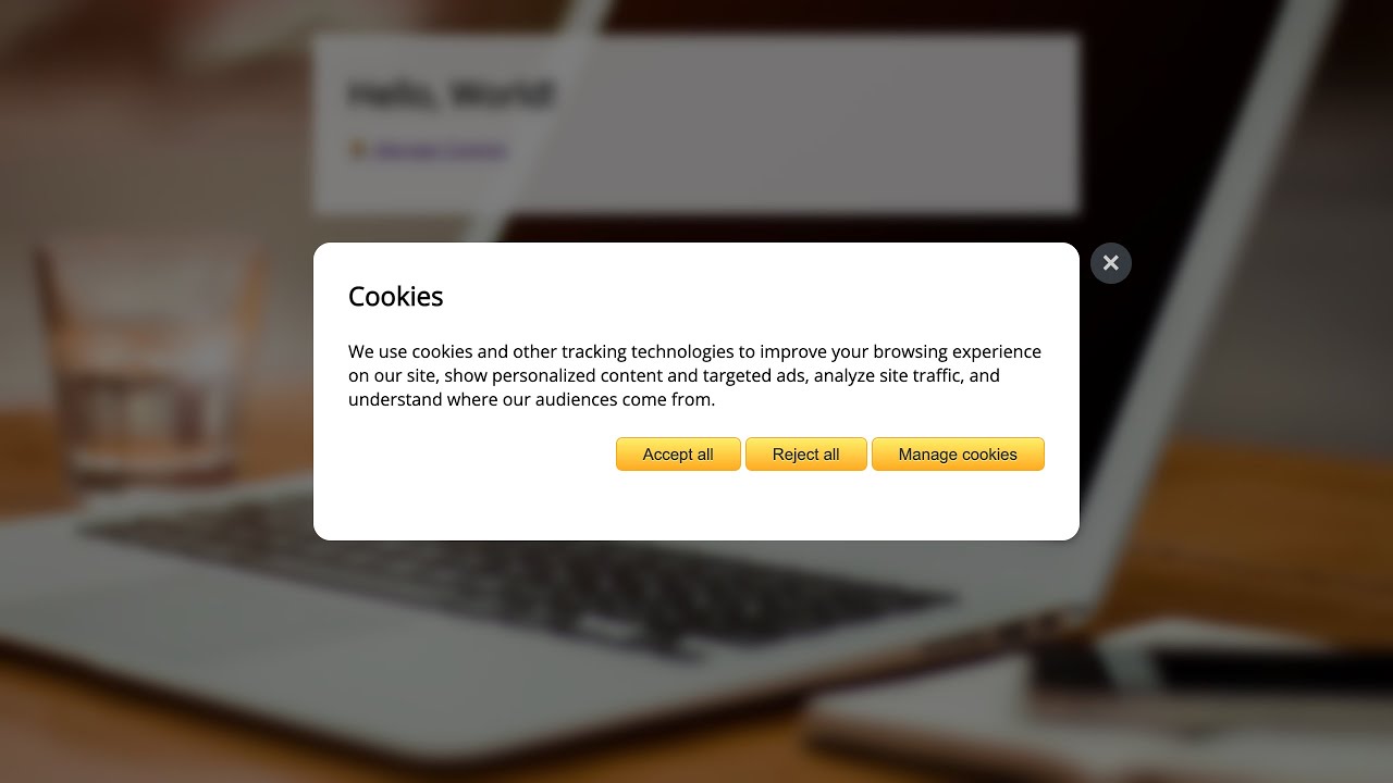 Django GDPR Cookie Consent demo video