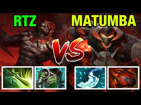 Arteezy Bloodseeker With Assault VS Matumba Blink Chaos Knight - Dota 2