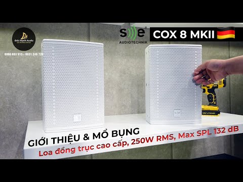 Giới thiệu & Mổ bụng loa SE Audiotechnik COX 8 MKII nhiều bất ngờ, ứng dụng karaoke, cafe acoustic