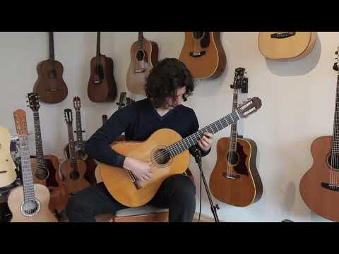 Andres Dominguez flamenco guitar 1980 - full, open and explosive old world flamenco sound! - check video image 12