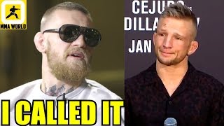 Conor McGregor reacts to TJ Dillashaw failing USADA test,Woodley on comeback,Kamaru Usman