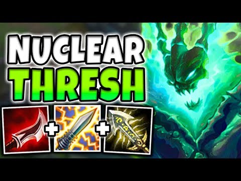 NUCLEAR ONE-SHOT THRESH MID! THE MOST BROKEN GOD-TIER ASSASSIN! League of Legends