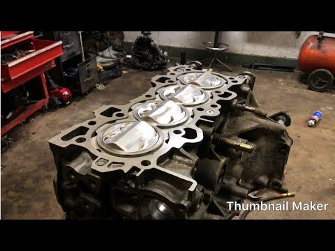 Budget GSR Build. Connecting Pistons On Rods. Circlip Info blah blah